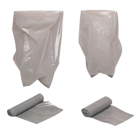 Hochdruck Folienbeutel (HDPE) reißfest grau servoprax