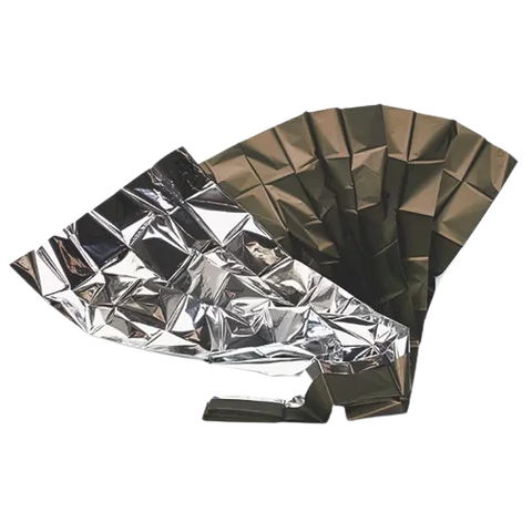 Rettungsdecke gold-silber 160x210cm für sofortigen Kälte-/Hitzeschutz servoprax