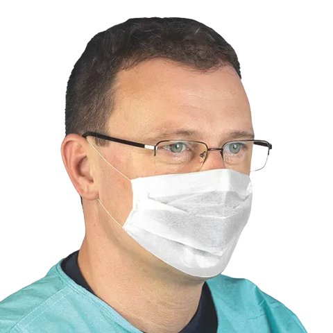 Mediware Einmalmundschutz 2-lagig AP 100 aus zelluloser Filterfolie servoprax