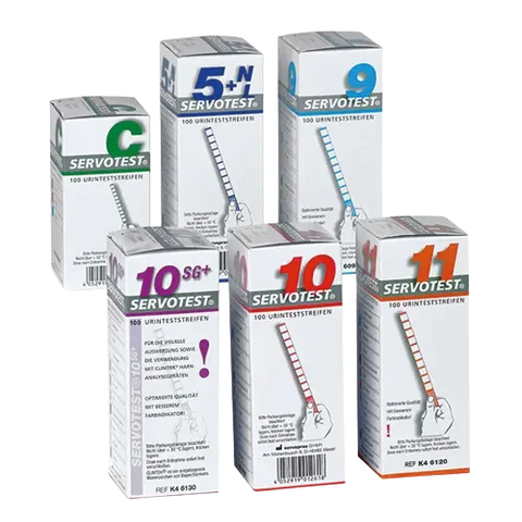 Servotest Urindiagnoseteststreifen servoprax