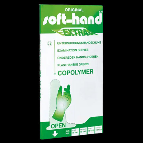 Soft-Hand Copolymer Extra Handschuh mit verl. Stulpe