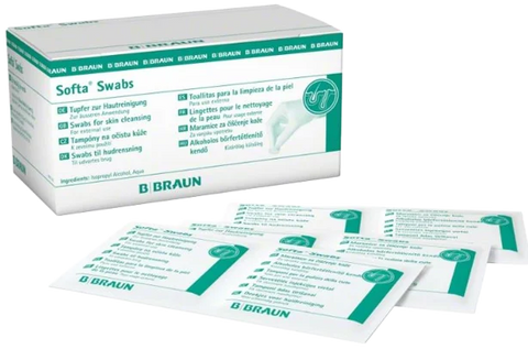 Softa® Swabs Alkoholtupfer zur Hautreinigung B. Braun