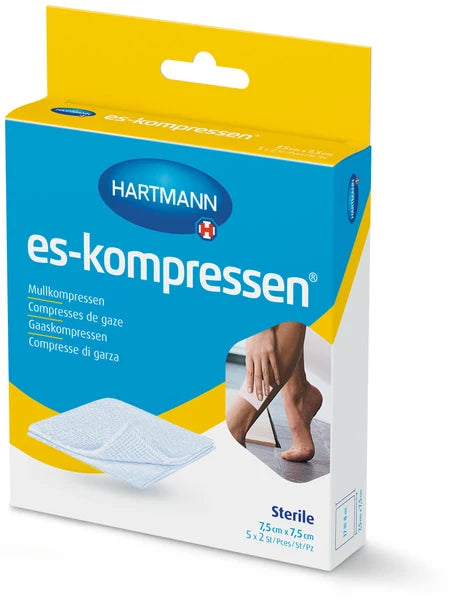 ES-Kompresse steril, 17-fädig, 12-fach Hartmann
