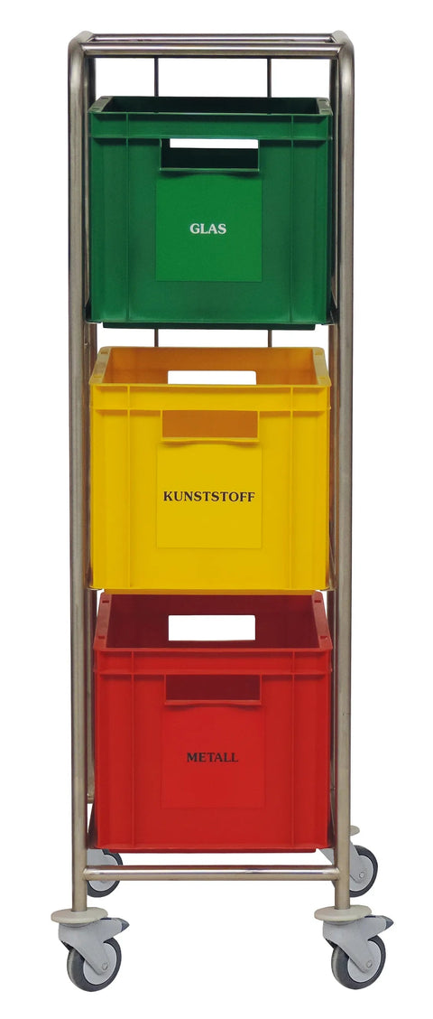 Fahrgestell mit 3 Kästen (400 x 600 mm) Novocal
