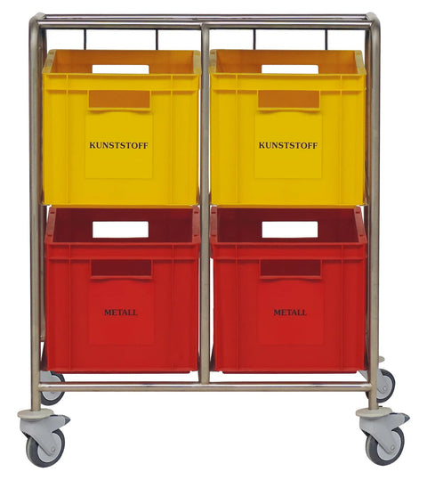 Fahrgestell mit 4 Kästen (300 x 400 mm) Novocal