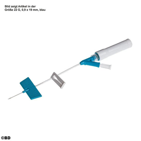 BD Saf-T-Intima Scherheits-VVK 24G19 mm gelb, mit Y-Anschluss / 25 Kanüle Becton Dickinson
