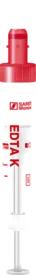 S-Monovette 2,7ml K3 EDTA PK 500 75x13mm m. Kunststoffetikett Sarstedt