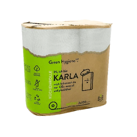 Green Hygiene® KARLA Küchenrolle 3-lagig, 100 Blatt Green Hygiene