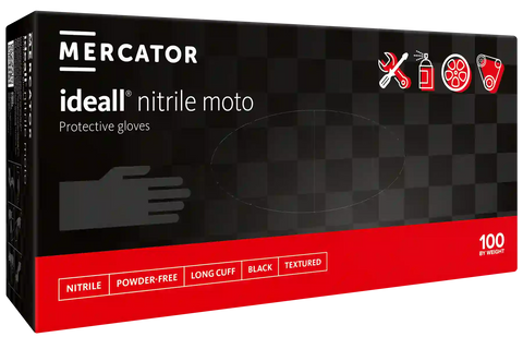 Mercator ideall nitrile moto High-Tech-Handschuhe - extra dick und strapazierfähig MercatorMedical