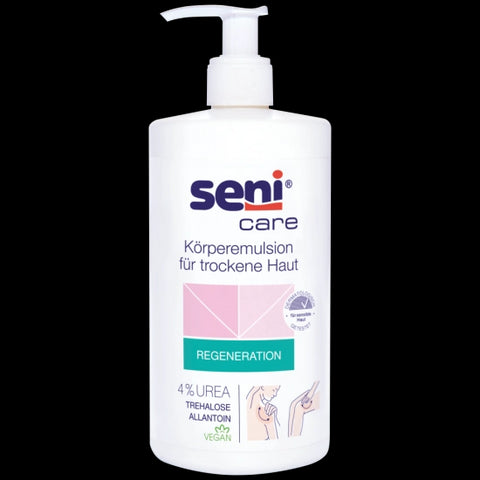 Seni Care Körperemulsion für trockene Haut mit 4% Urea 500 ml