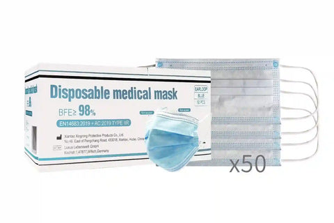 3ply Medizinische Einweg OP Maske Blau Typ IIR Xingrong Protective Products