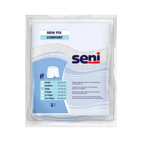 Seni Fix Soft elastische Höschen zur Fixierung von Inkontinenz- und Vliesvorlagen Large 25 Stück Seni