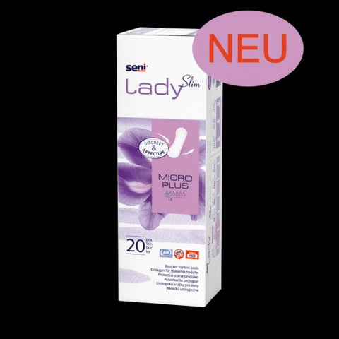 Seni Lady anatomische Inkontinenzeinlage Slim Micro Plus für Frauen 20 Stück