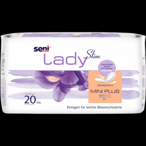 Seni Lady anatomische Inkontinenzeinlage Slim Mini Plus für Frauen 20 Stück